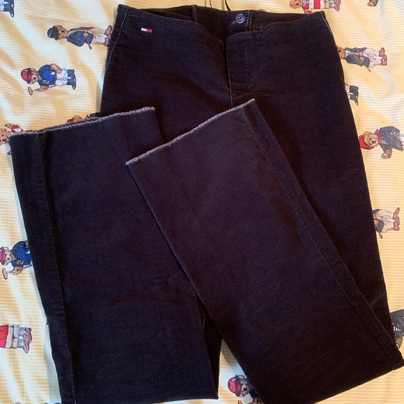 NWOT Vintage Tommy Hilfiger corduroy pants Black, Size 5 - Picture 8 of 16
